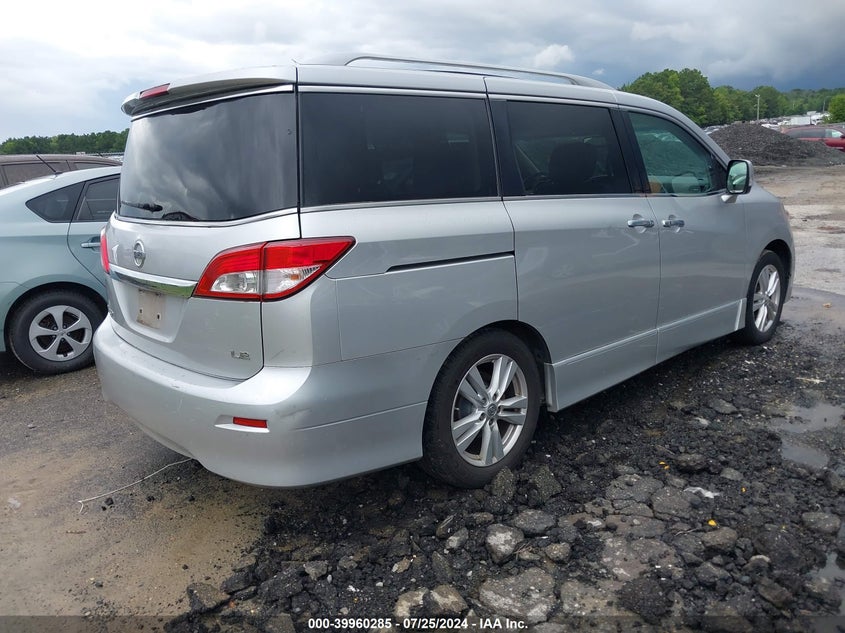 2011 Nissan Quest Le VIN: JN8AE2KP4B9002946 Lot: 39960285
