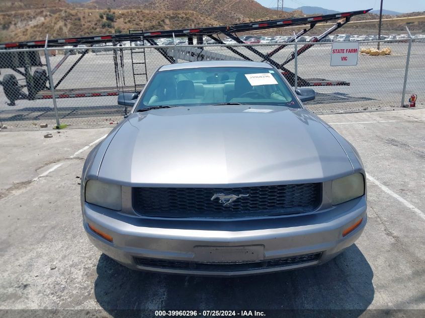 2006 Ford Mustang V6 VIN: 1ZVFT80N165153765 Lot: 39960296
