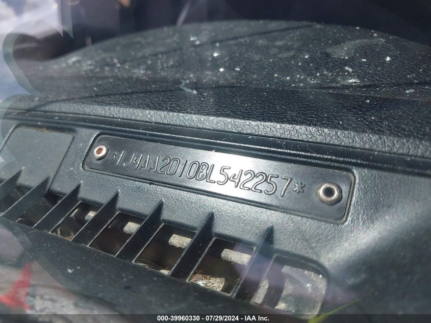 2011 Jeep Wrangler Sport VIN: 1J4AA2D10BL542257 Lot: 39960330