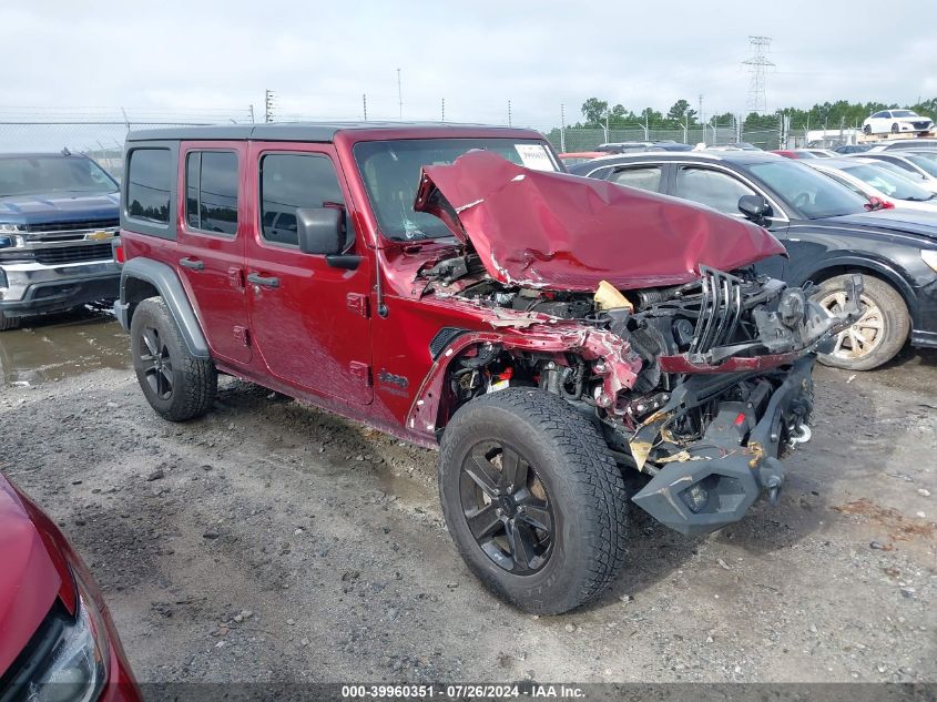 2021 Jeep Wrangler Unlimited Sport Altitude 4X4 VIN: 1C4HJXDN9MW679591 Lot: 39960351