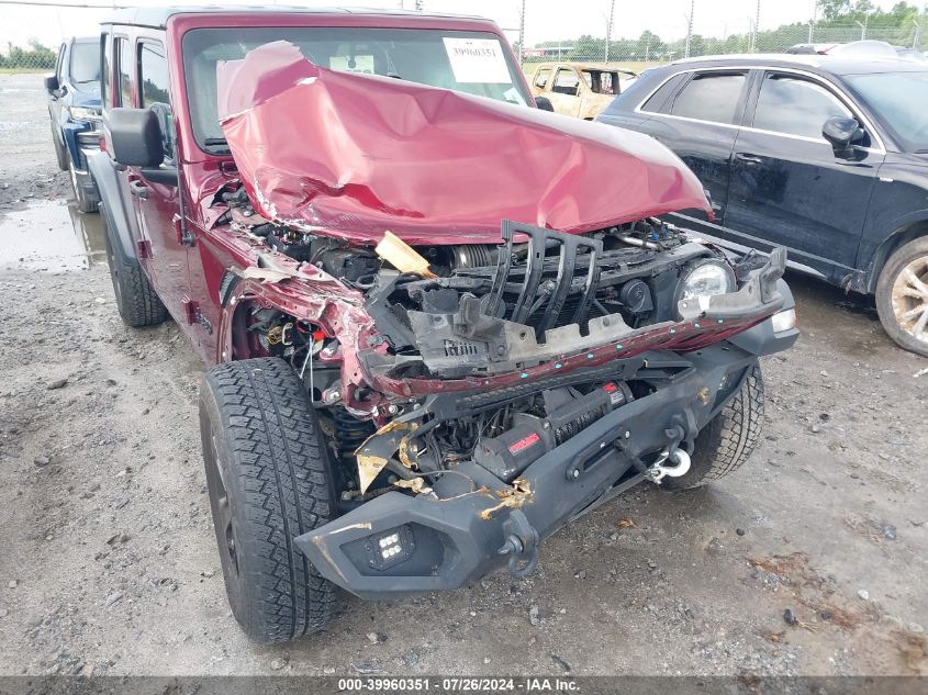 2021 Jeep Wrangler Unlimited Sport Altitude 4X4 VIN: 1C4HJXDN9MW679591 Lot: 39960351