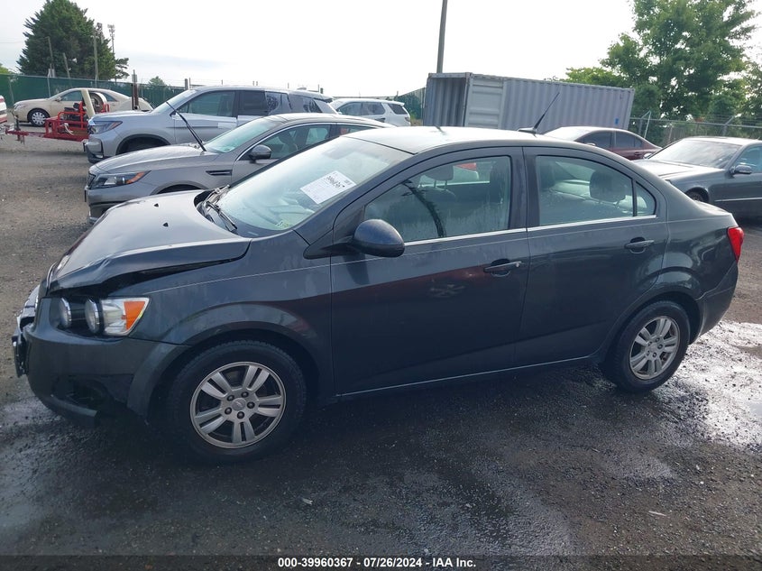 2014 Chevrolet Sonic Lt Auto VIN: 1G1JC5SH8E4151219 Lot: 39960367