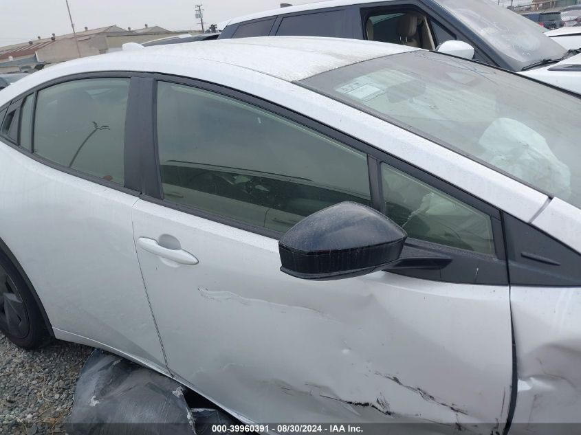 2023 Toyota Prius Le VIN: JTDACAAU5P3002449 Lot: 39960391