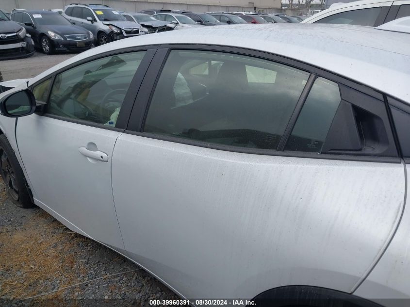 2023 Toyota Prius Le VIN: JTDACAAU5P3002449 Lot: 39960391