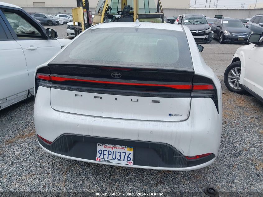 2023 Toyota Prius Le VIN: JTDACAAU5P3002449 Lot: 39960391