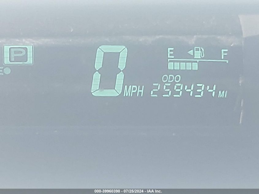 2009 Toyota Prius VIN: JTDKB20U193529440 Lot: 39960398