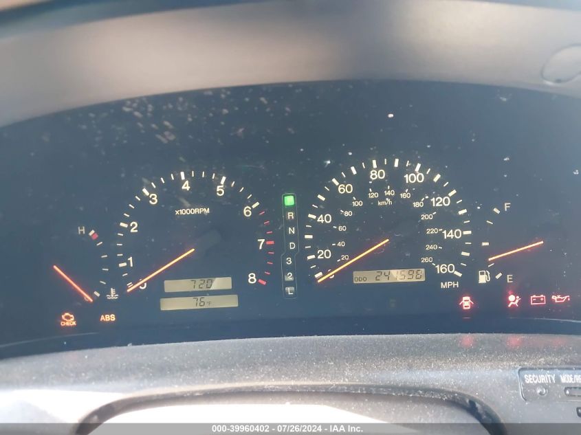 1999 Lexus Sc 300 VIN: JT8CD32Z0X1006561 Lot: 39960402