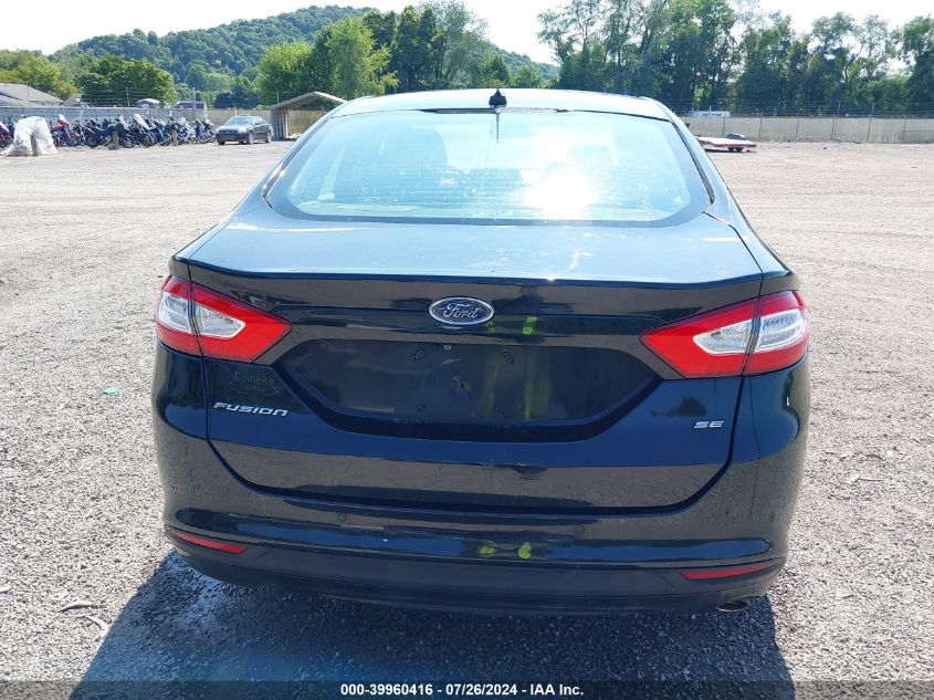 2016 Ford Fusion Se VIN: 3FA6P0H75GR164495 Lot: 39960416