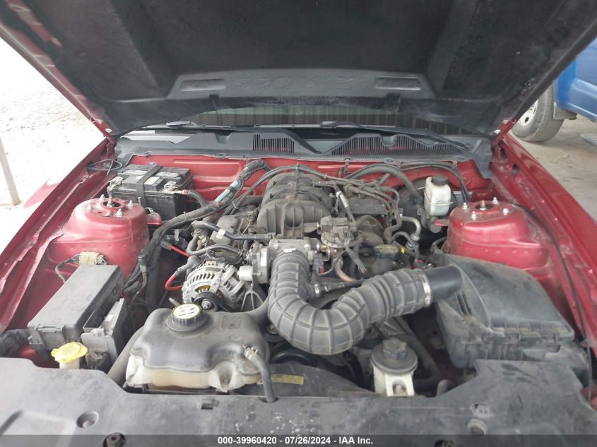 2010 Ford Mustang V6 Premium VIN: 1ZVBP8AN8A5134012 Lot: 39960420