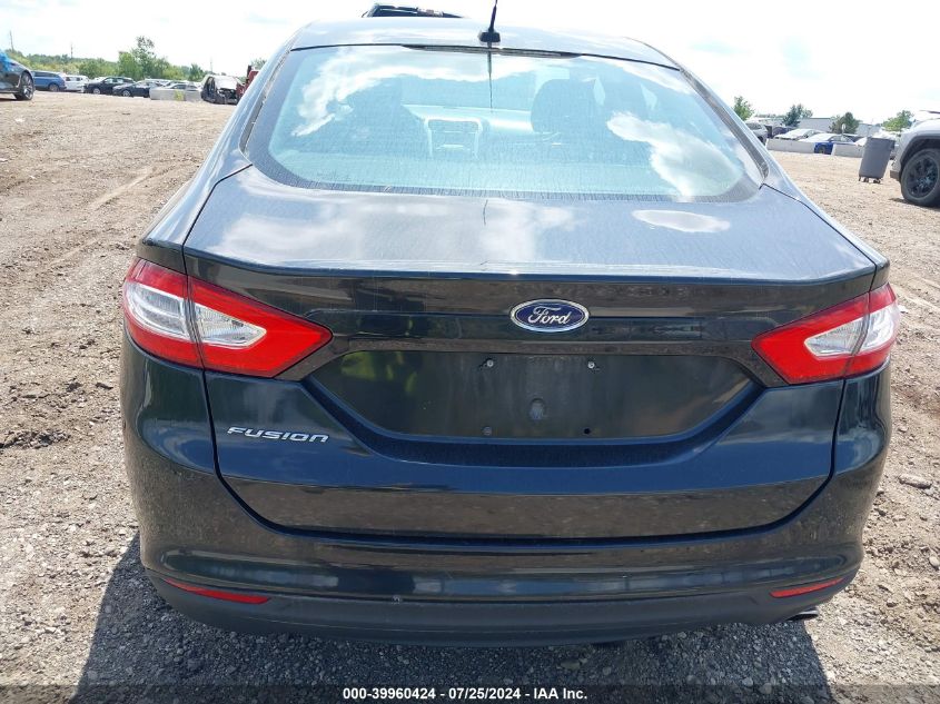 2013 Ford Fusion S VIN: 3FA6P0G7XDR194444 Lot: 39960424