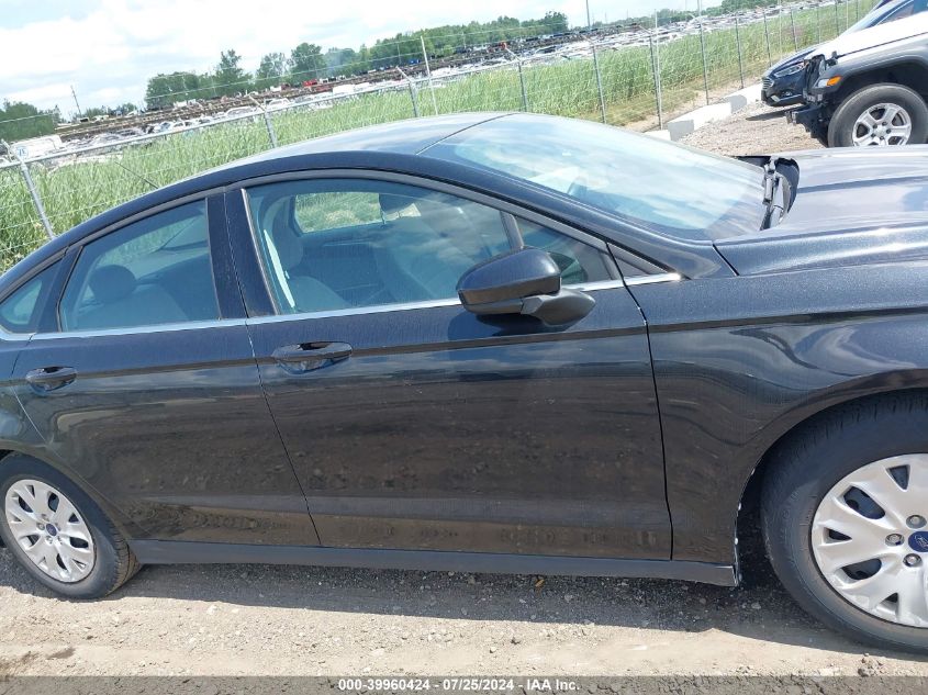 2013 Ford Fusion S VIN: 3FA6P0G7XDR194444 Lot: 39960424