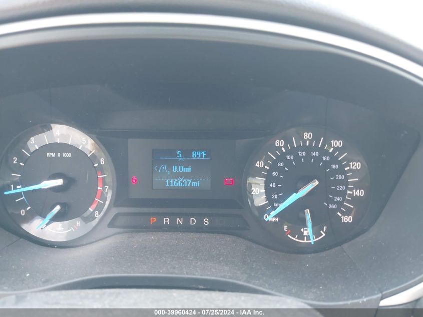 2013 Ford Fusion S VIN: 3FA6P0G7XDR194444 Lot: 39960424