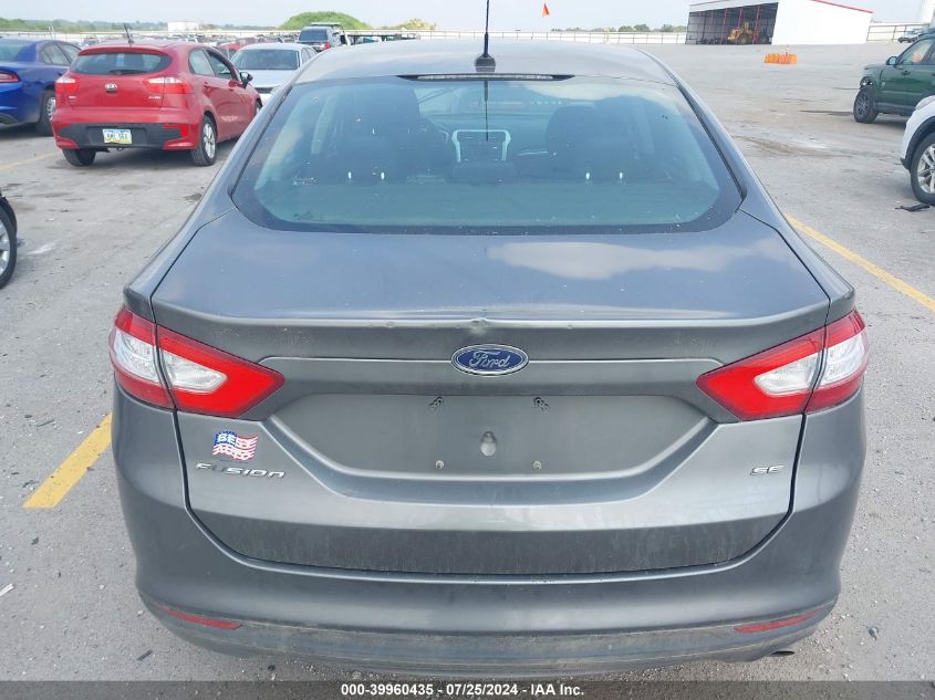 2014 Ford Fusion Se VIN: 3FA6P0H74ER228622 Lot: 39960435