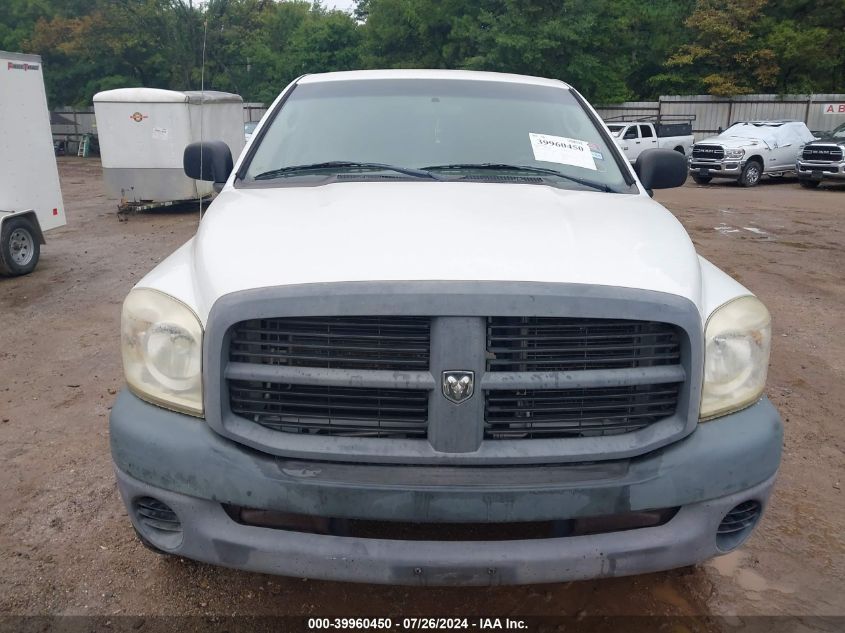 2008 Dodge Ram 1500 St VIN: 1D7HA18K38J177567 Lot: 39960450