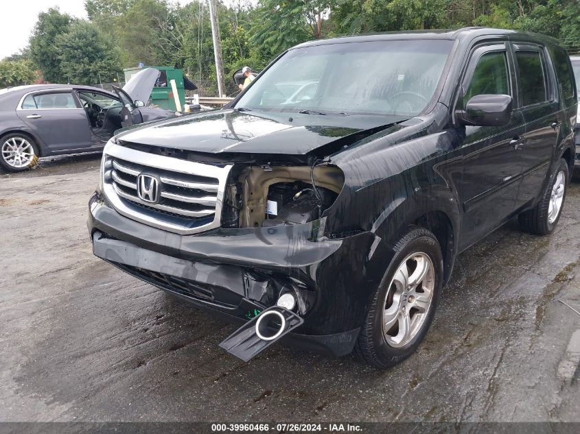 2013 Honda Pilot Ex-L VIN: 5FNYF4H51DB012724 Lot: 39960466