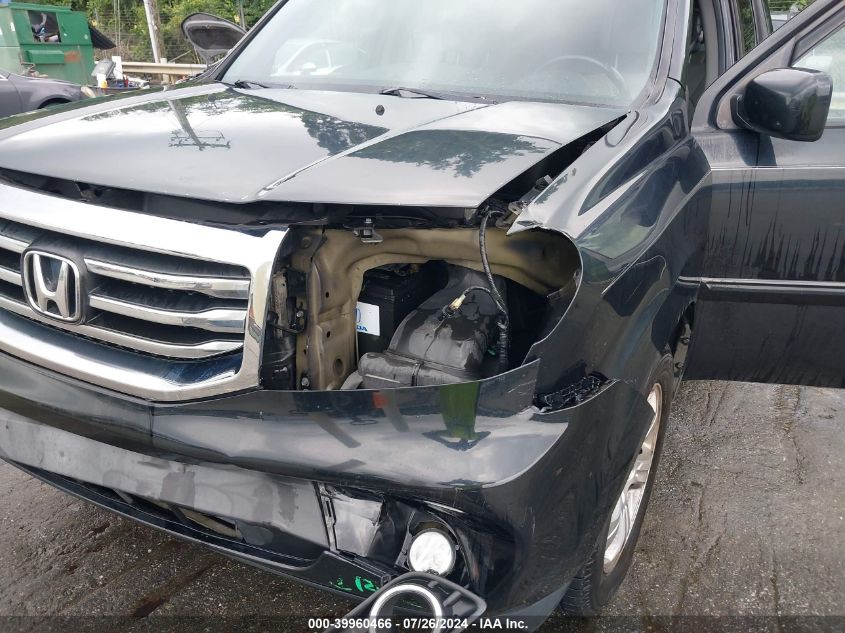 2013 Honda Pilot Ex-L VIN: 5FNYF4H51DB012724 Lot: 39960466