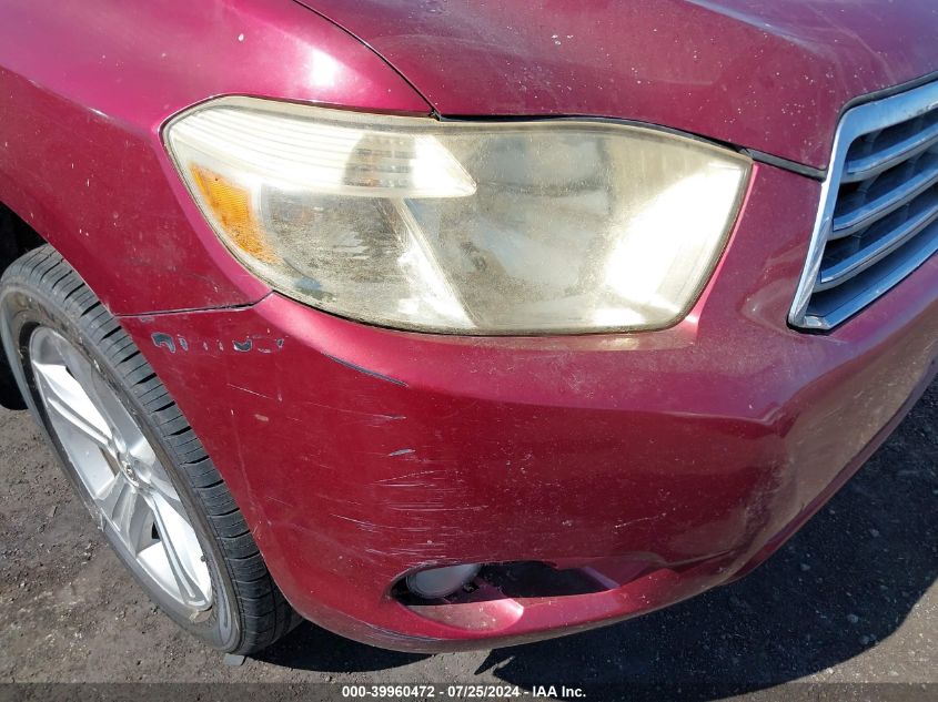 2008 Toyota Highlander Limited VIN: JTEES42A882014737 Lot: 39960472