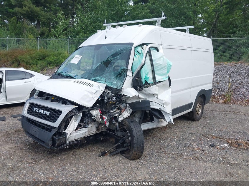 VIN 3C6TRVCG2KE559804 2019 RAM PROMASTER 2500 2500 HIGH