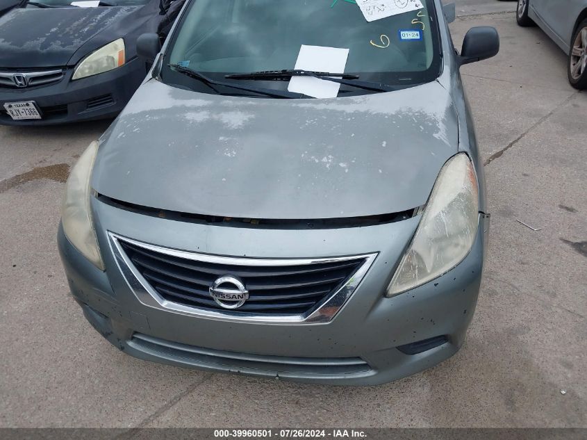 2012 Nissan Versa 1.6 S VIN: 3N1CN7APXCL877849 Lot: 39960501