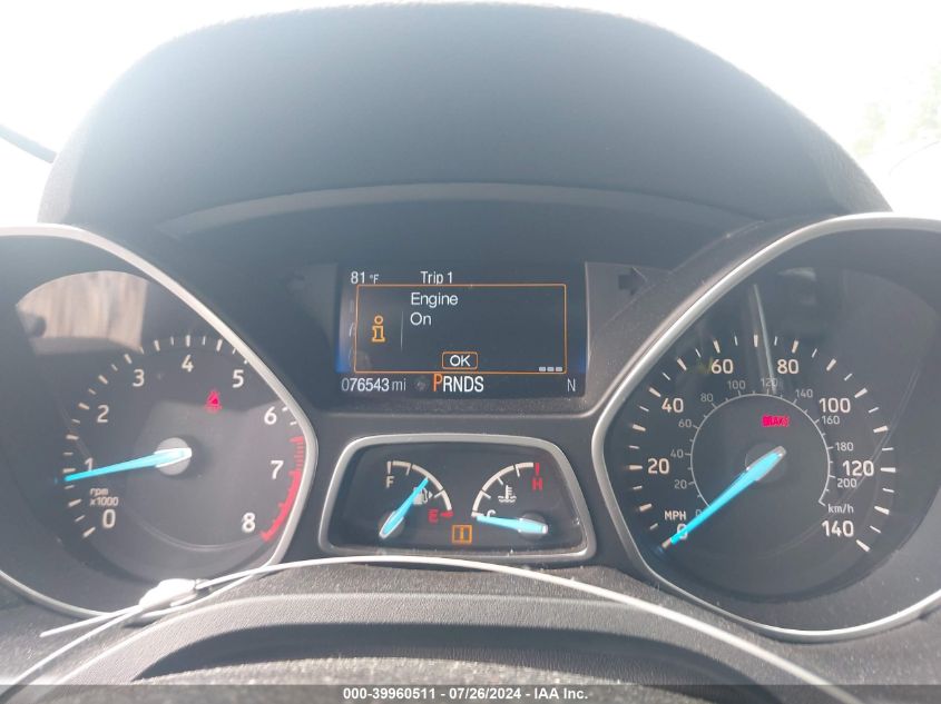 2017 Ford Escape S VIN: 1FMCU0F71HUB95273 Lot: 39960511