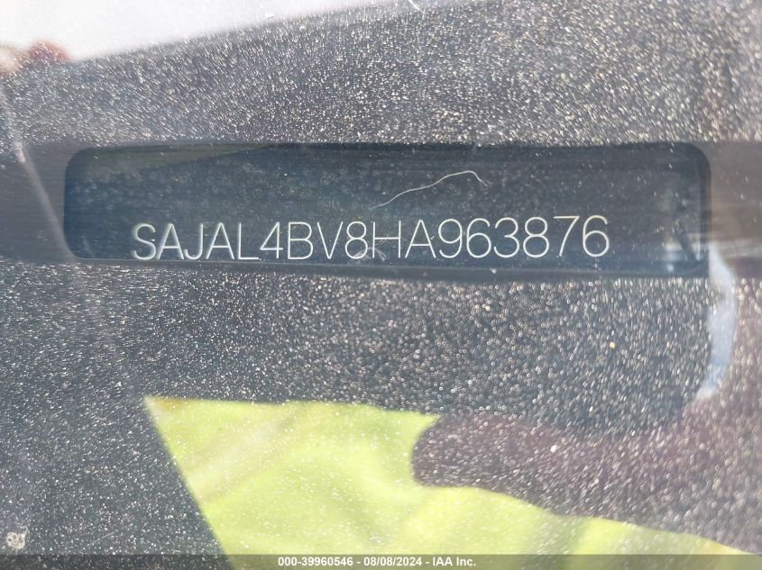 2017 Jaguar Xe 35T R-Sport VIN: SAJAL4BV8HA963876 Lot: 39960546