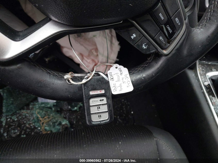 VIN 1HGCV1F31KA169089 2019 HONDA ACCORD SPORT