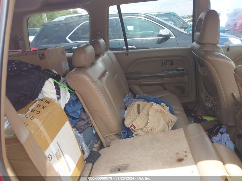 2004 Honda Pilot Ex-L VIN: 5FNYF18514B003763 Lot: 39960570