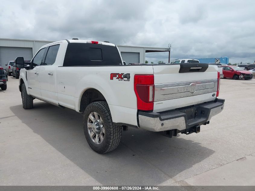 2020 Ford F-350 King Ranch VIN: 1FT8W3BT2LEC26672 Lot: 39960608