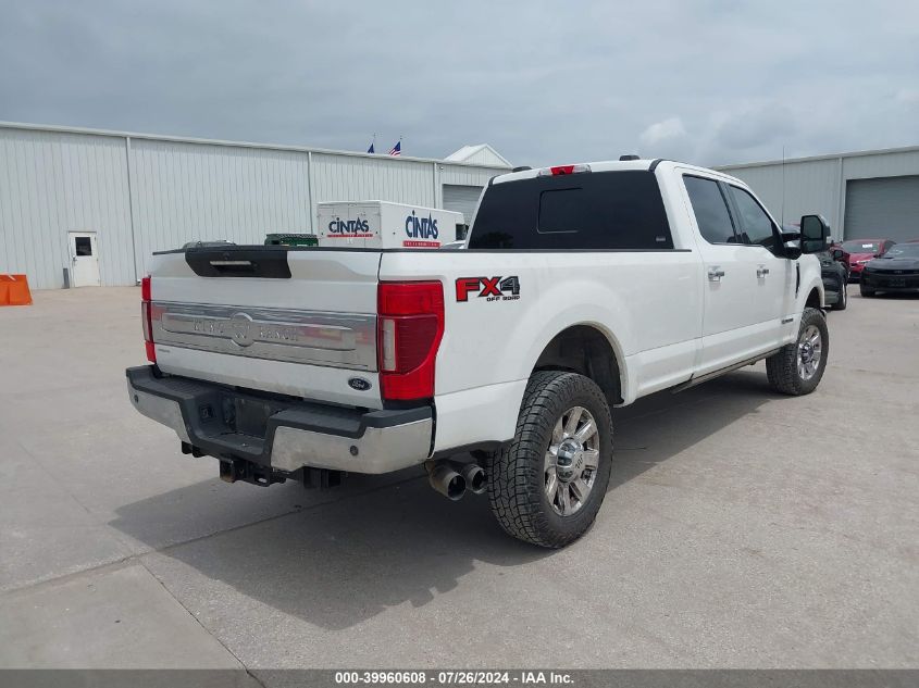 2020 Ford F-350 King Ranch VIN: 1FT8W3BT2LEC26672 Lot: 39960608