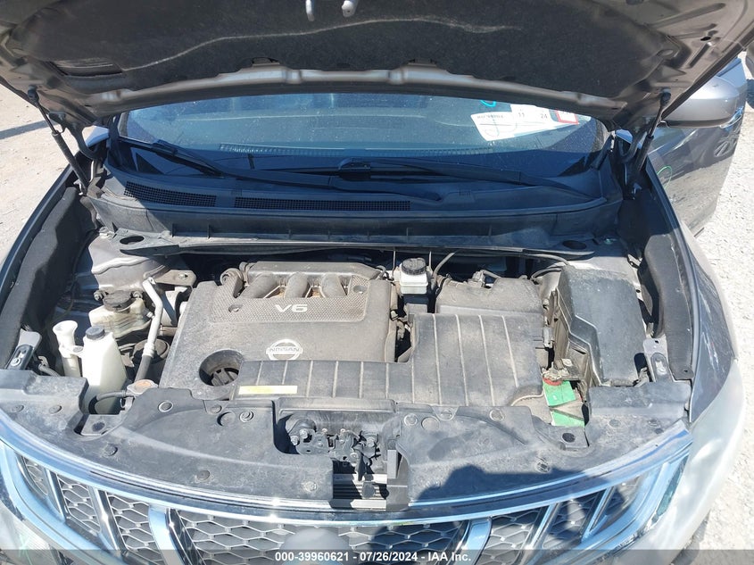 2012 Nissan Murano Sl VIN: JN8AZ1MUXCW113733 Lot: 39960621
