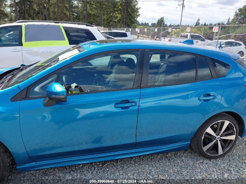 2018 Subaru Impreza 2.0I Sport VIN: 4S3GTAM60J3702121 Lot: 39960646