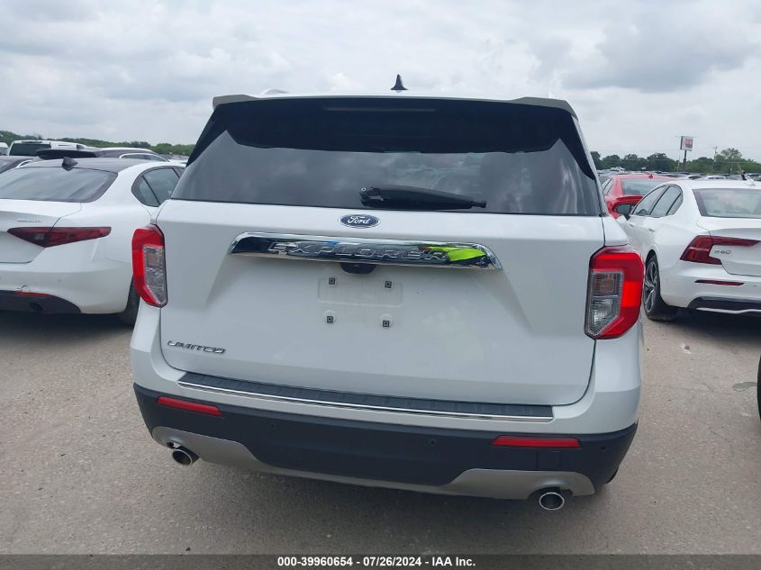 2022 Ford Explorer Limited VIN: 1FMSK7FH5NGA95478 Lot: 39960654