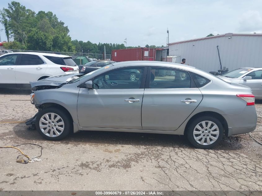 2014 Nissan Sentra S VIN: 3N1AB7AP6EL693804 Lot: 39960679