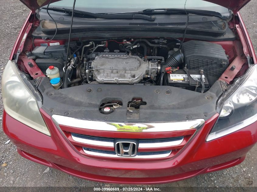 2006 Honda Odyssey Ex-L VIN: 5FNRL38686B425324 Lot: 39960689