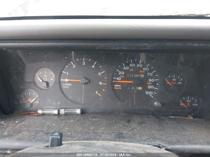 1994 Jeep Grand Cherokee Limited VIN: 1J4GZ78Y6RC290533 Lot: 39960718