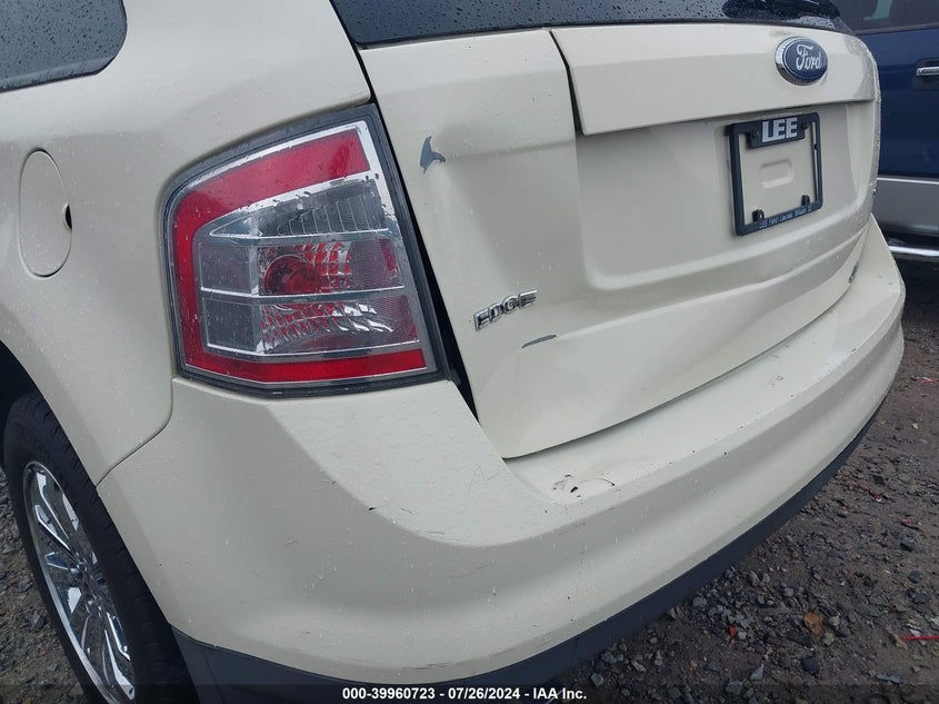 2007 Ford Edge Sel Plus VIN: 2FMDK39C47BA81700 Lot: 39960723
