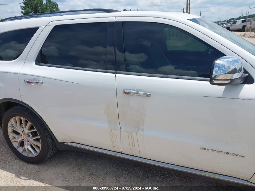 2014 Dodge Durango Citadel VIN: 1C4SDHET1EC438241 Lot: 39960724