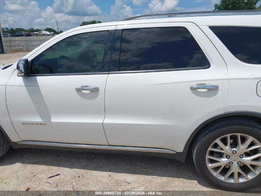 2014 Dodge Durango Citadel VIN: 1C4SDHET1EC438241 Lot: 39960724