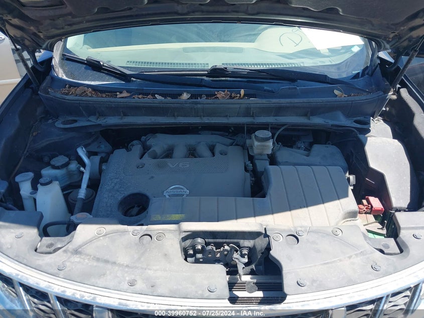 2011 Nissan Murano Sv VIN: JN8AZ1MWXBW177464 Lot: 39960752