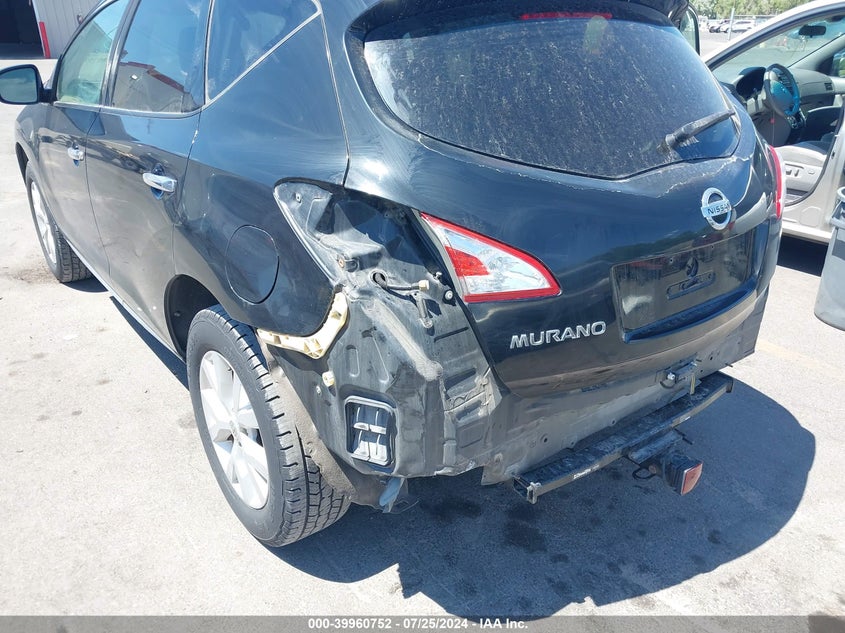 2011 Nissan Murano Sv VIN: JN8AZ1MWXBW177464 Lot: 39960752