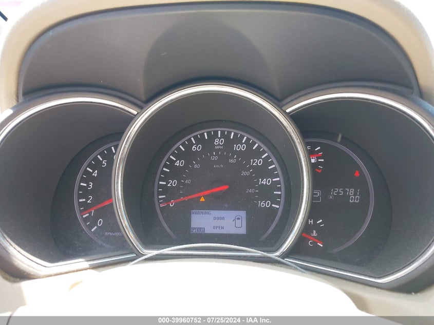 2011 Nissan Murano Sv VIN: JN8AZ1MWXBW177464 Lot: 39960752