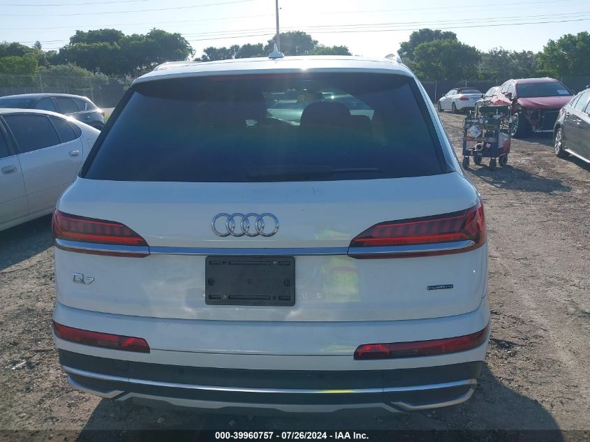 2020 Audi Q7 Premium VIN: WA1AJAF71LD013410 Lot: 39960757