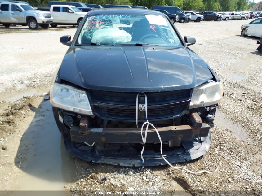 1B3CC4FBXAN175026 2010 Dodge Avenger Sxt