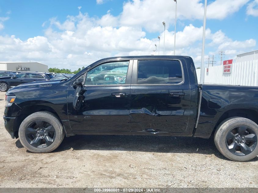 2019 Ram 1500 Big Horn/Lone Star 4X4 5'7 Box VIN: 1C6SRFFT3KN607252 Lot: 39960801