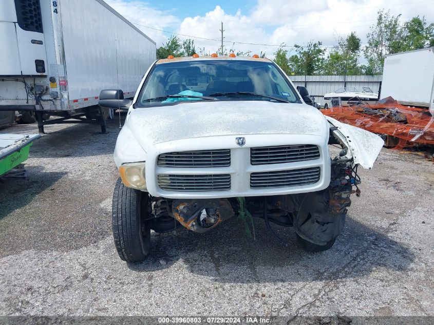 2003 Dodge Ram 3500 Slt/Laramie/St VIN: 3D7MA48C43G786444 Lot: 39960803