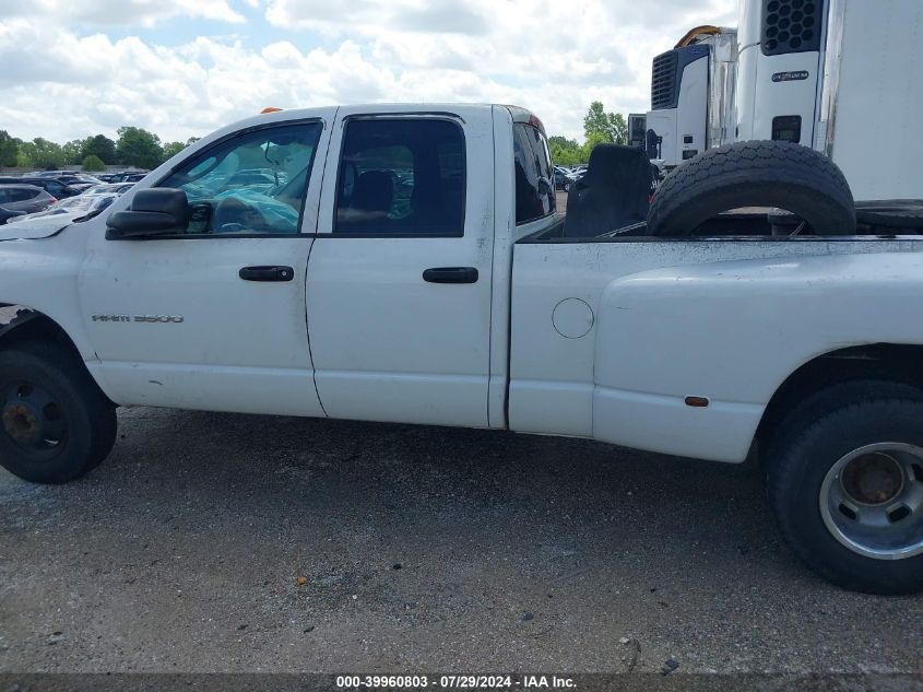 2003 Dodge Ram 3500 Slt/Laramie/St VIN: 3D7MA48C43G786444 Lot: 39960803