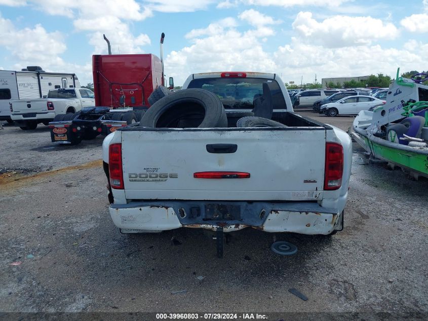 2003 Dodge Ram 3500 Slt/Laramie/St VIN: 3D7MA48C43G786444 Lot: 39960803