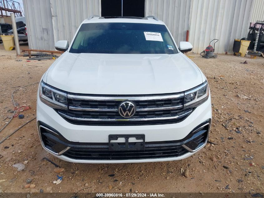 2021 Volkswagen Atlas Sel R-Line VIN: 1V2CR2CA0MC584423 Lot: 39960816