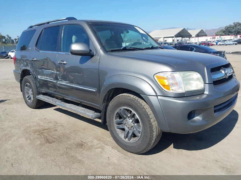 2005 Toyota Sequoia Sr5 V8 VIN: 5TDZT34A05S247672 Lot: 39960820