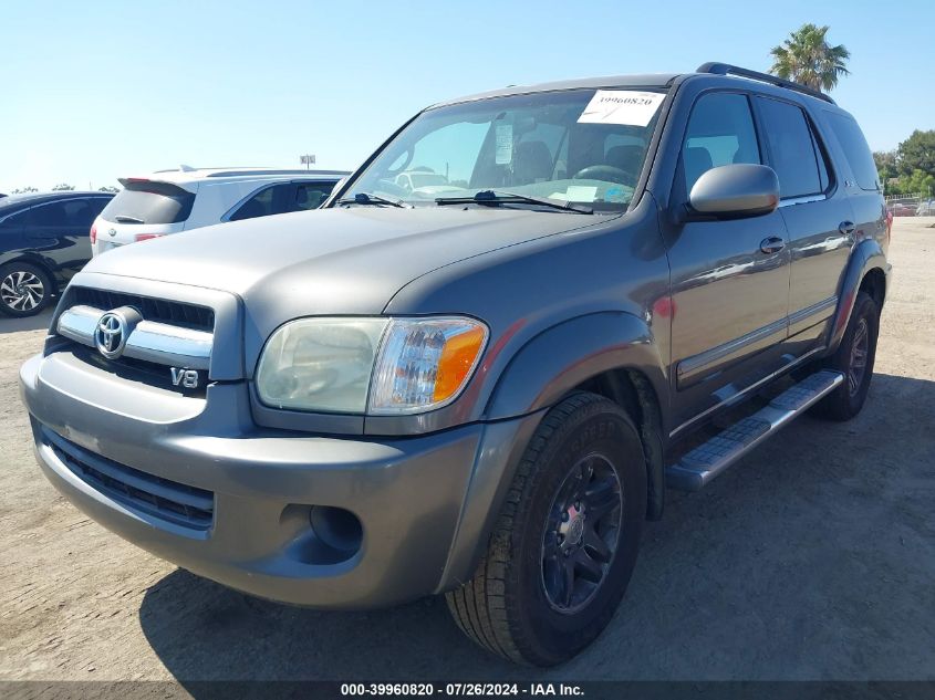 2005 Toyota Sequoia Sr5 V8 VIN: 5TDZT34A05S247672 Lot: 39960820